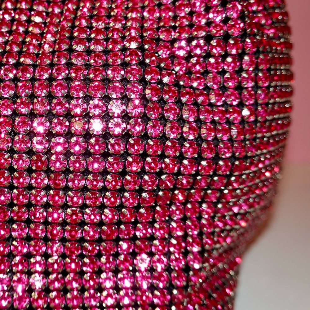 Pink Rhinestone Handbag Brand New - Picture 3 of 6